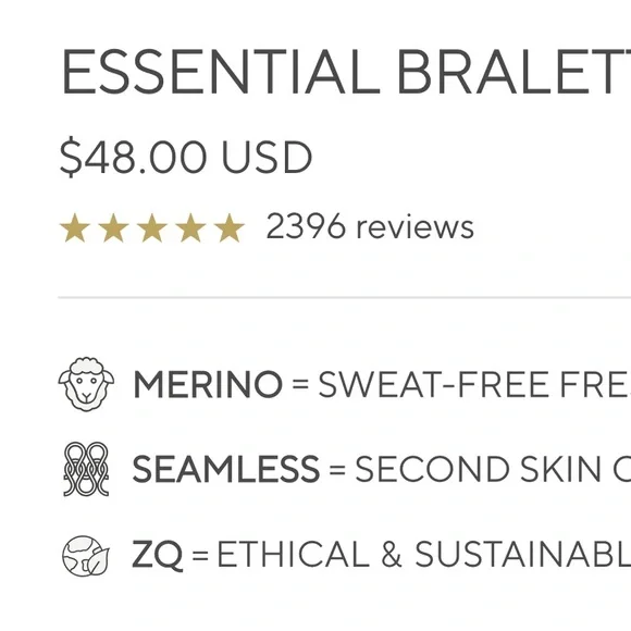 Seamless Tan Bralette - Picture 3 of 4